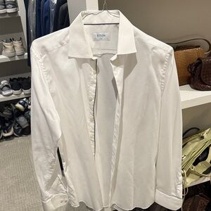 Eton Men's Classic Ivory Dress Shirt (Slim 16 41)